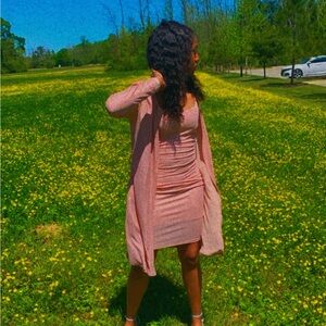 Fashion Nova Rose Gold Mini Dress